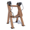 Buitenfitness krachttoestel: Horizontale roeimachine 9 Train rug, armen en schouders met deze houten outdoor roeimachine. Verstelbaar, stabiel en ideaal voor buitenfitness.